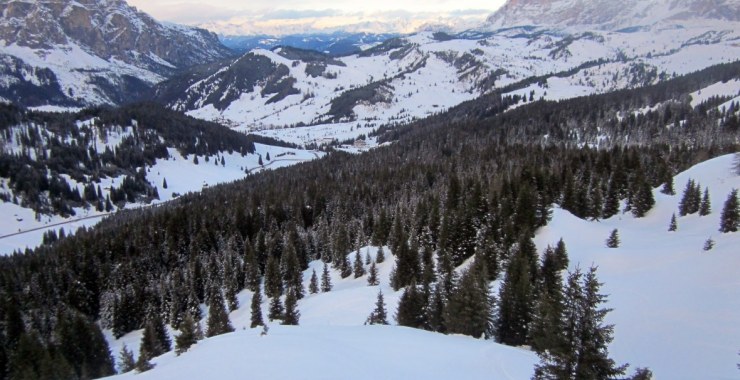 Panorama sulla Val Badia