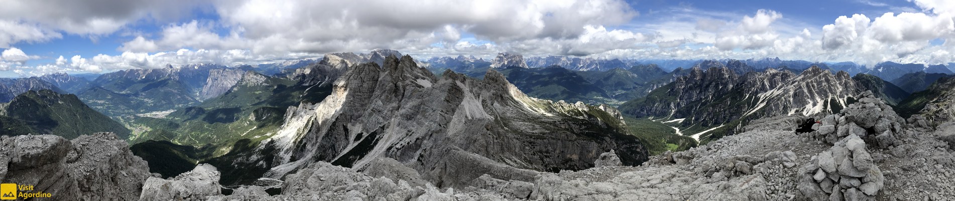 Dalla vetta del Castello di Moschesin