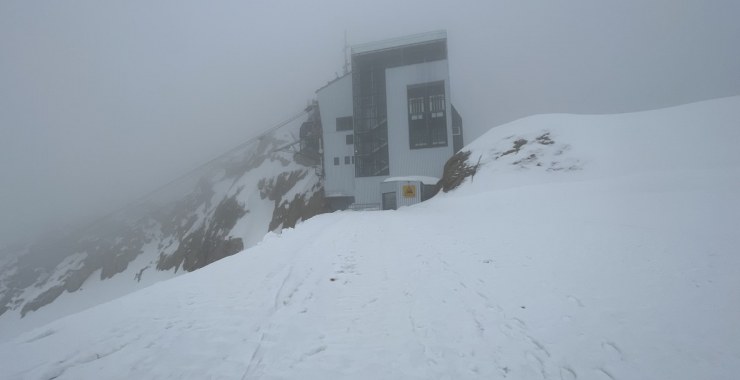 Punta Rocca nella nebbia